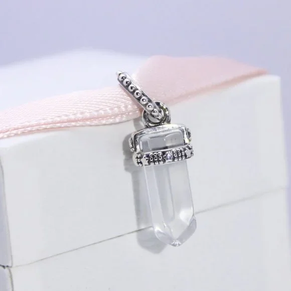 Pandora Jewelry Pandora White Amulet Pendant Poshmark